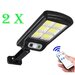 Set 2 x  lampa solara 6 celule led cob Cl 180